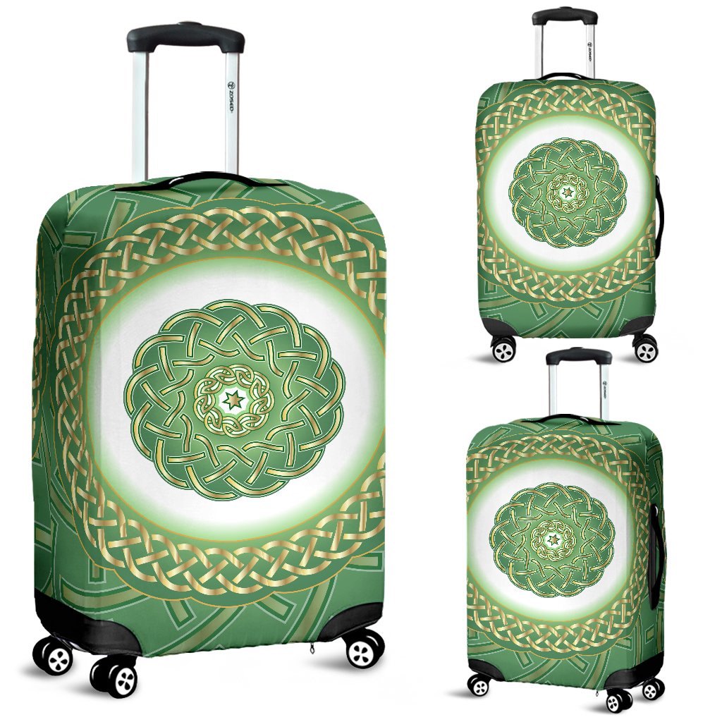 Celtic Green Luggage Cover Protector
