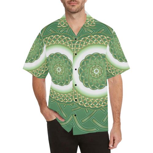 Celtic Green Men Hawaiian Shirt