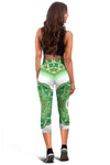 Celtic Green Women Capris