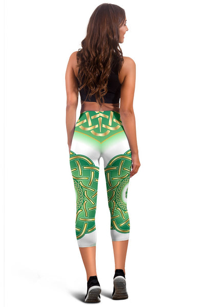 Celtic Green Women Capris