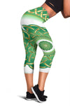 Celtic Green Women Capris