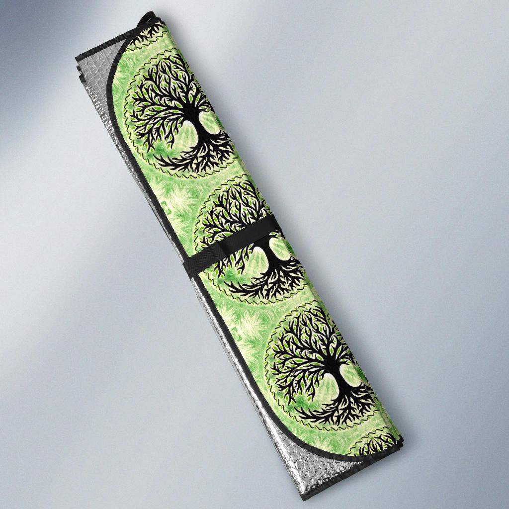 Celtic Pattern Print Design 010 Car Sun Shade-JORJUNE.COM