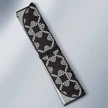 Celtic Pattern Print Design 06 Car Sun Shade-JORJUNE.COM