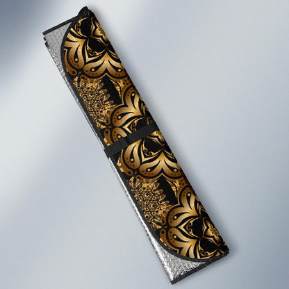 Celtic Pattern Print Design 07 Car Sun Shade-JORJUNE.COM