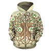 Celtic Tree of life All Over Zip Up Hoodie