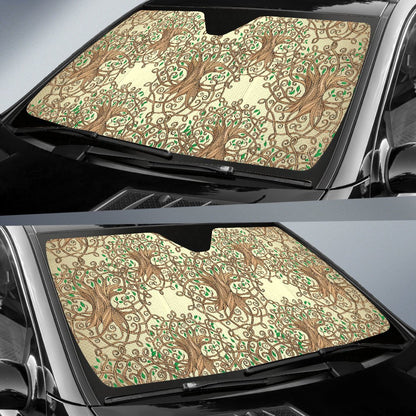 Celtic Tree Of Life Car Sun Shade-JorJune