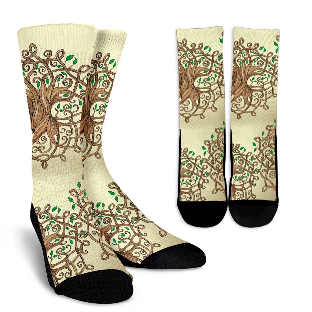 Celtic Tree of life Crew Socks