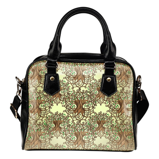 Celtic Tree of life Leather Shoulder Handbag