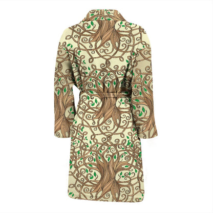 Celtic Tree of Life Men Bath Robe