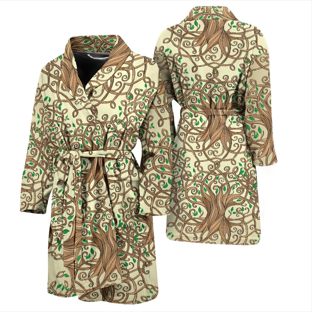 Celtic Tree of Life Men Bath Robe