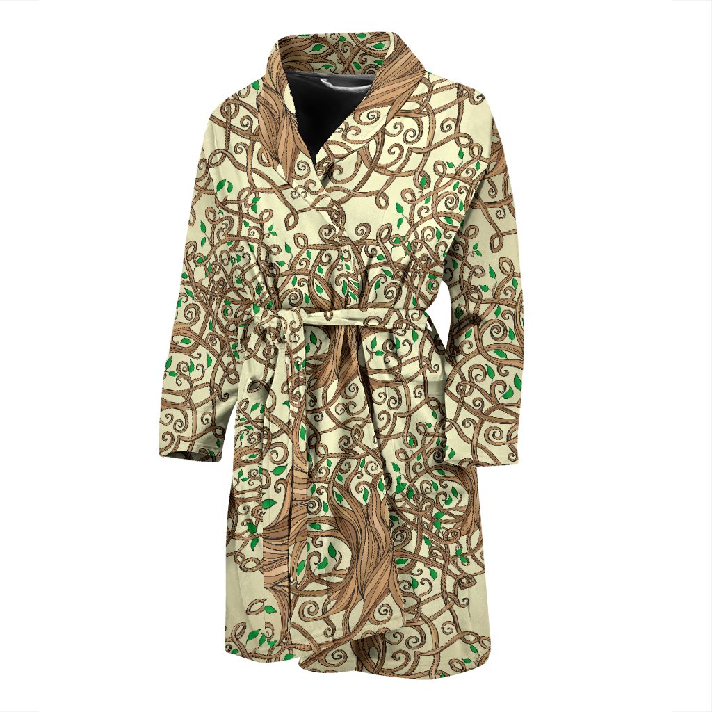 Celtic Tree of Life Men Bath Robe