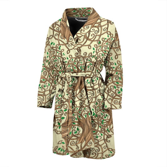 Celtic Tree of Life Men Bath Robe