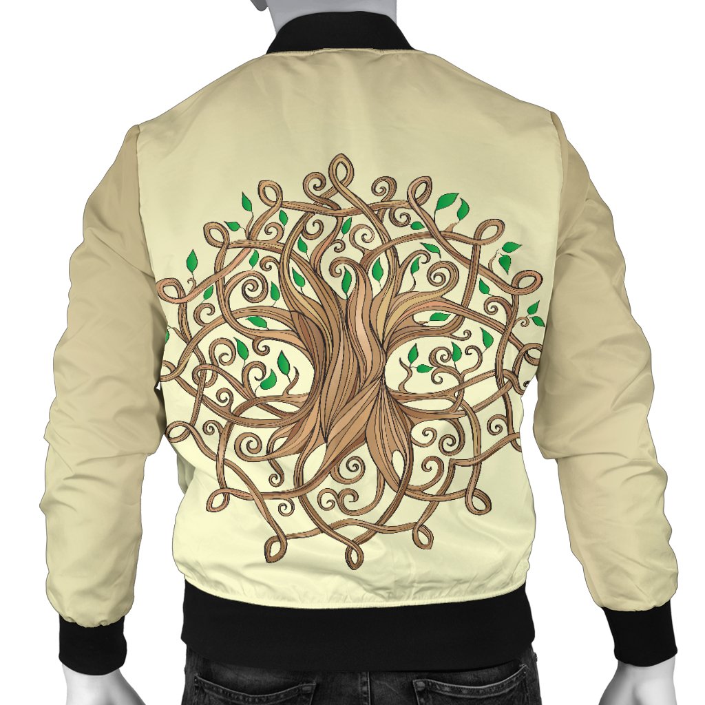Celtic Tree Of Life Men Casual Bomber Jacket