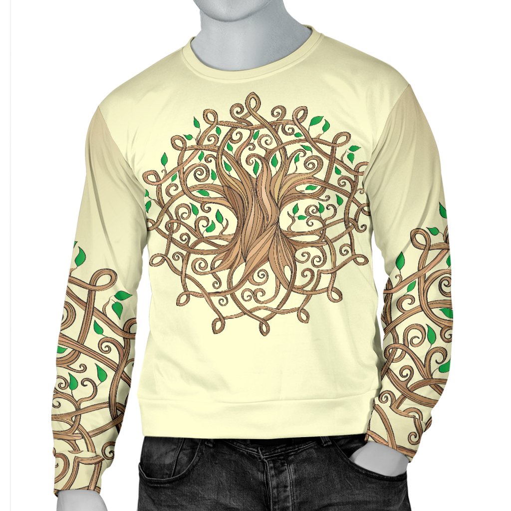 Celtic Tree Of Life Men Crewneck Sweatshirt