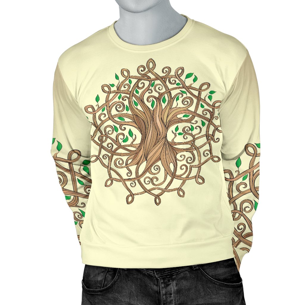 Celtic Tree Of Life Men Crewneck Sweatshirt