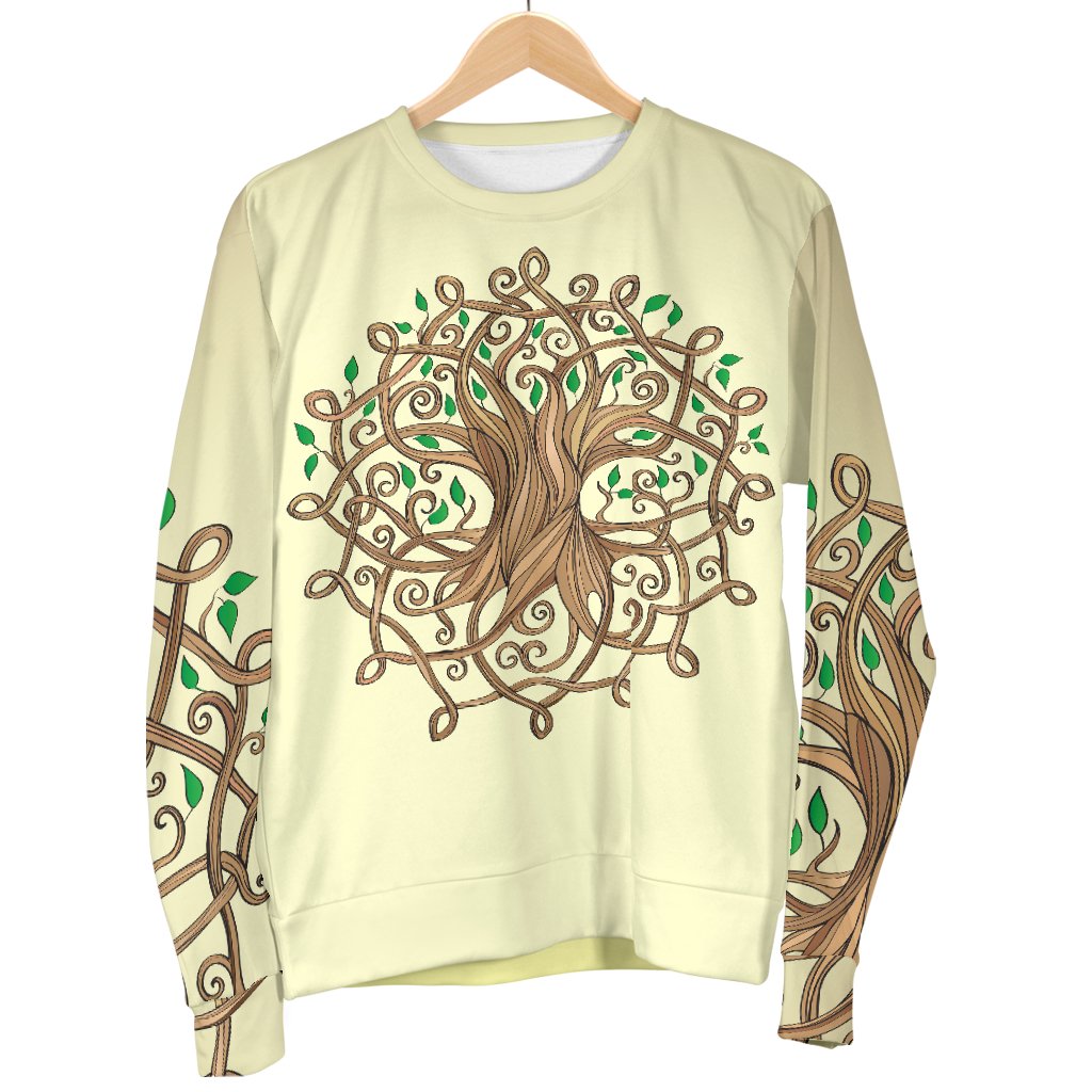 Celtic Tree Of Life Men Crewneck Sweatshirt