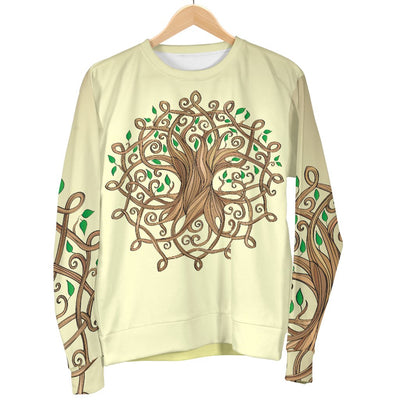 Celtic Tree Of Life Men Crewneck Sweatshirt