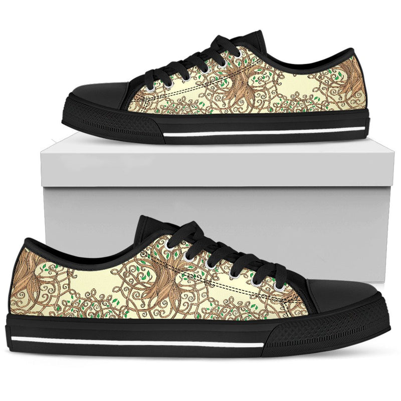 Celtic Tree of life Men Low Top Shoes