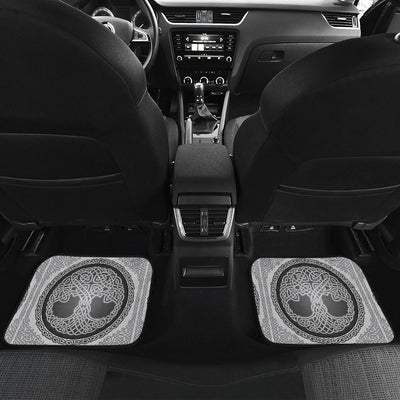 Celtic Tree of life Print Front and Back Car Floor Mats