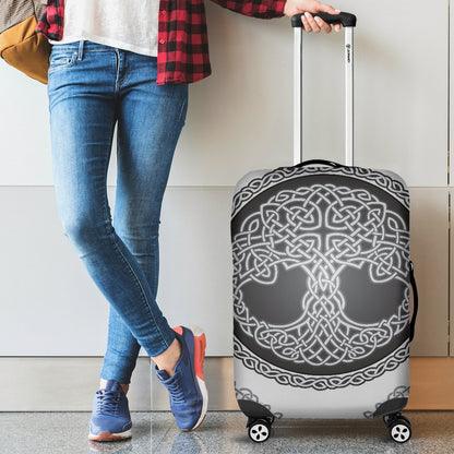 Celtic Tree of life Print Luggage Cover Protector