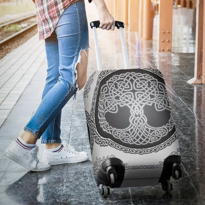Celtic Tree of life Print Luggage Cover Protector