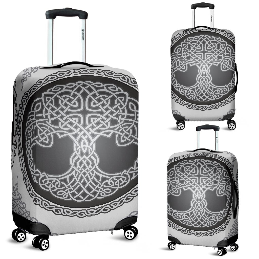 Celtic Tree of life Print Luggage Cover Protector