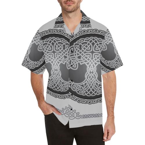 Celtic Tree of life Print Men Hawaiian Shirt