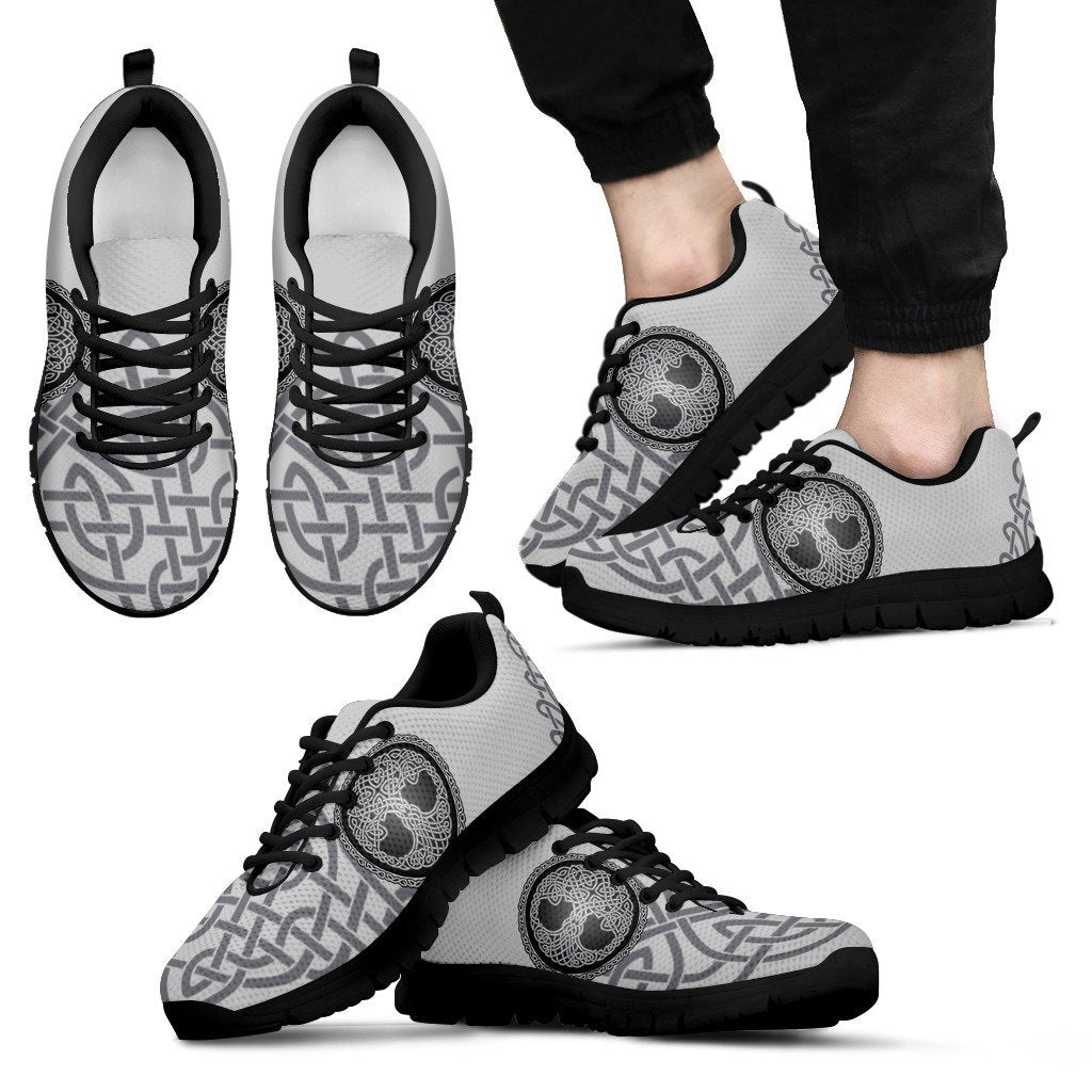 Celtic Tree of life Print Men Sneakers