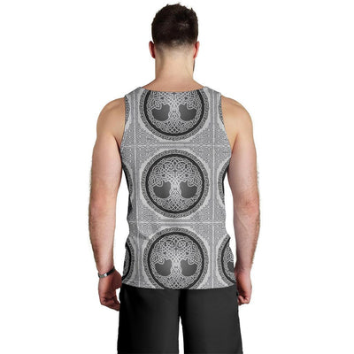 Celtic Tree of life Print Men Tank Top