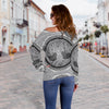 Celtic Tree of Life Print Off Shoulder Sweatshirt