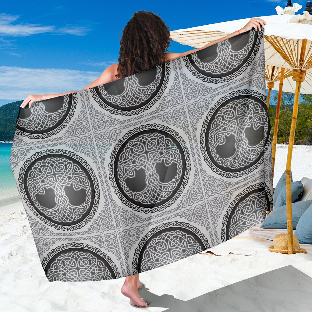 Celtic Tree of Life Print Sarong Pareo Wrap