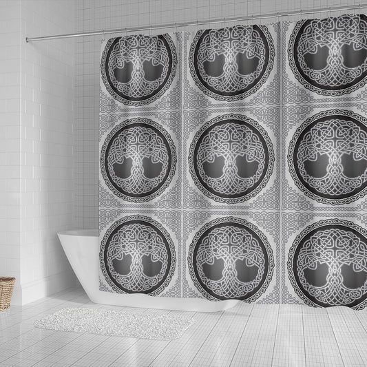 Celtic Tree of life Print Shower Curtain