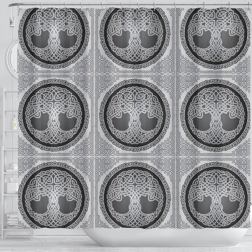 Celtic Tree of life Print Shower Curtain