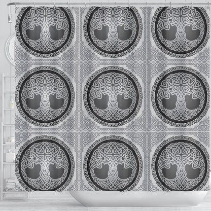Celtic Tree of life Print Shower Curtain