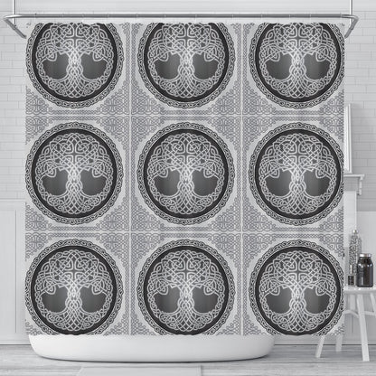 Celtic Tree of life Print Shower Curtain
