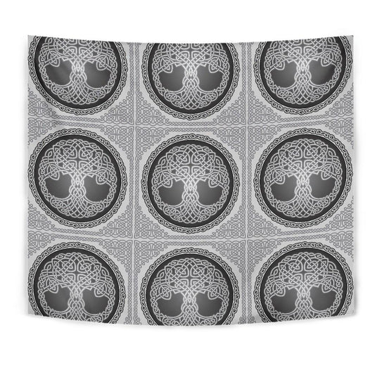 Celtic Tree of life Print Tapestry