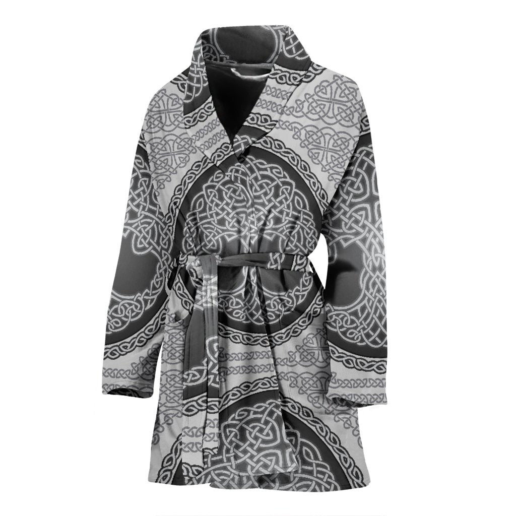 Celtic Tree Of Life Print Women Bath Robe