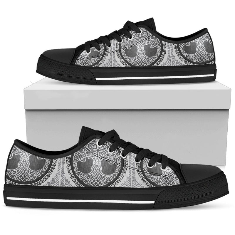 Celtic Tree of life Print Women Low Top Shoes