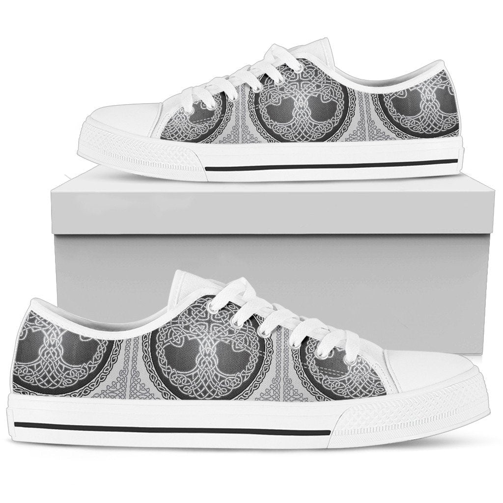 Celtic Tree of life Print Women Low Top Shoes