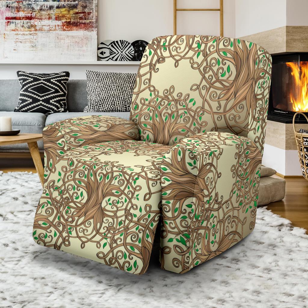 Celtic Tree of life Recliner Slipcover-JORJUNE.COM