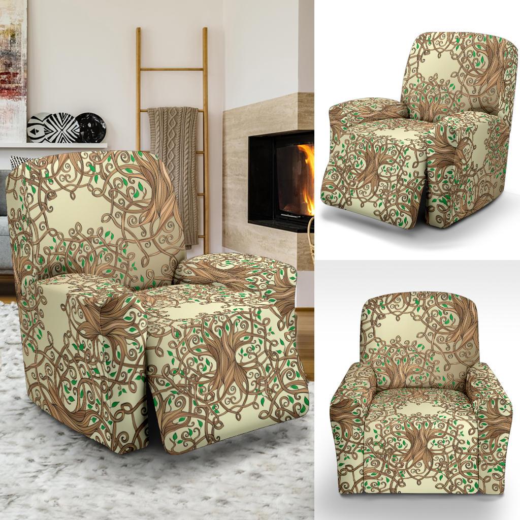 Celtic Tree of life Recliner Slipcover-JORJUNE.COM