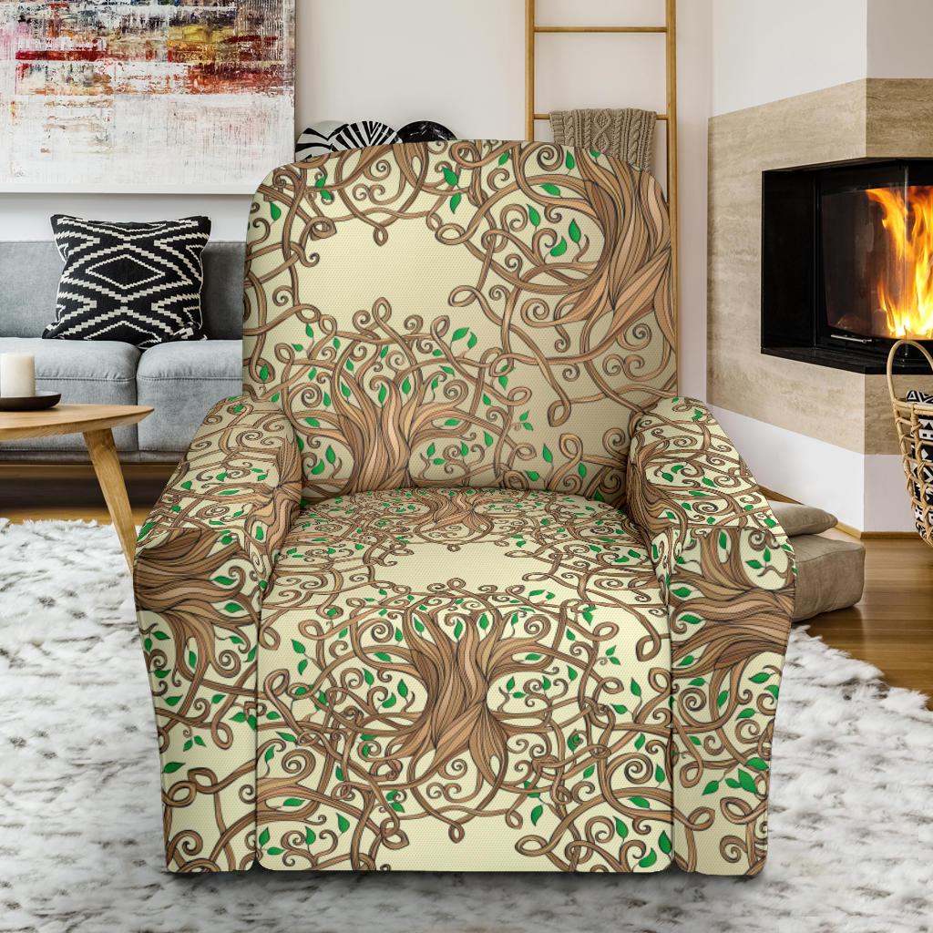Celtic Tree of life Recliner Slipcover-JORJUNE.COM