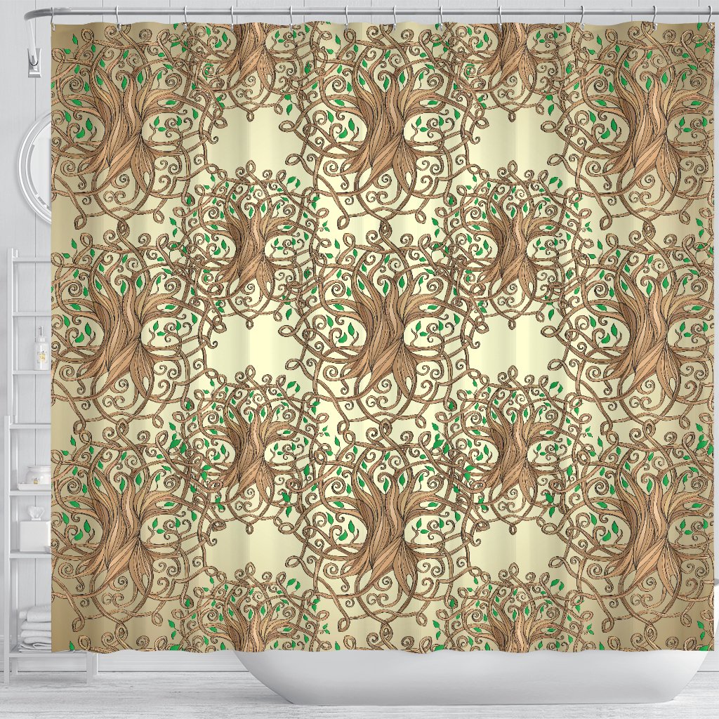 Celtic Tree of life Shower Curtain