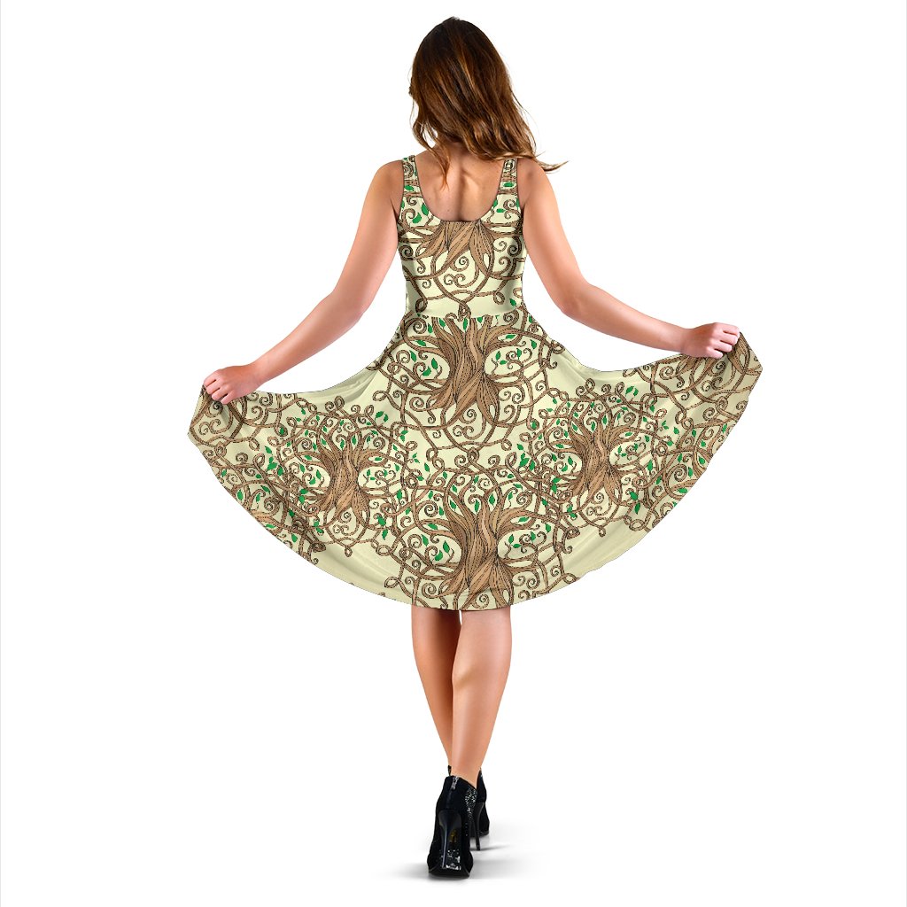 Celtic Tree of Life Sleeveless Mini Dress
