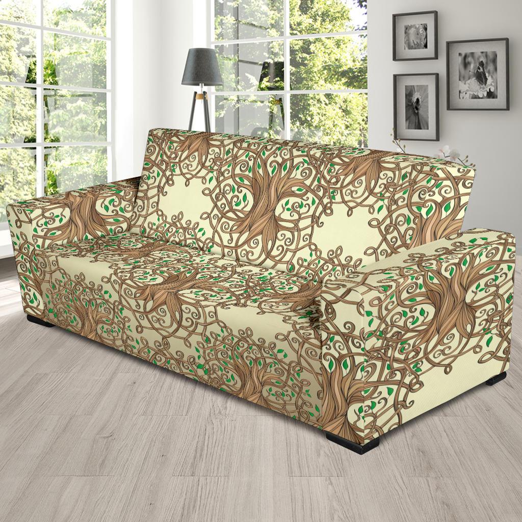 Celtic Tree of life Sofa Slipcover-JORJUNE.COM