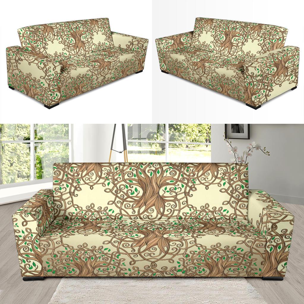 Celtic Tree of life Sofa Slipcover-JORJUNE.COM