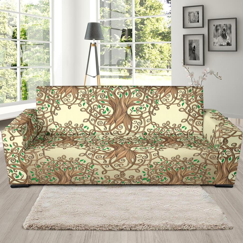 Celtic Tree of life Sofa Slipcover-JORJUNE.COM