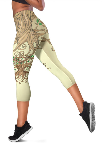 Celtic Tree Of Life Women Capris