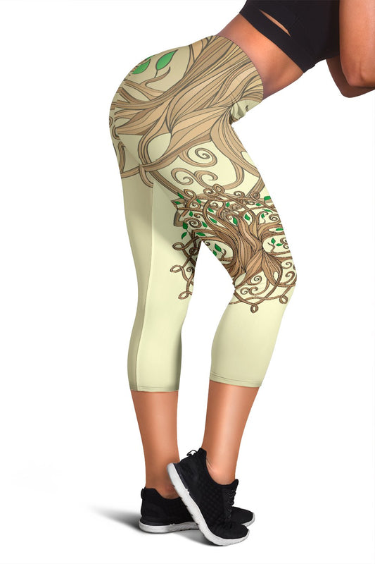 Celtic Tree Of Life Women Capris