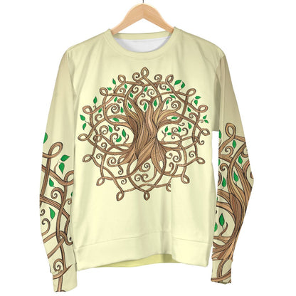 Celtic Tree Of Life Women Crewneck Sweatshirt